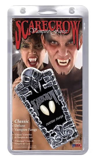 Classic Deluxe Custom Fangs - Hanging Clamshell
