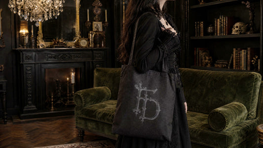 Manor Crest Velvet Tote