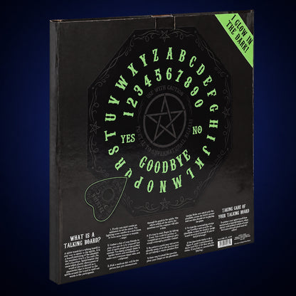 Glow in the Dark Spirit Board – packaging view 4 on dark indigo gradient