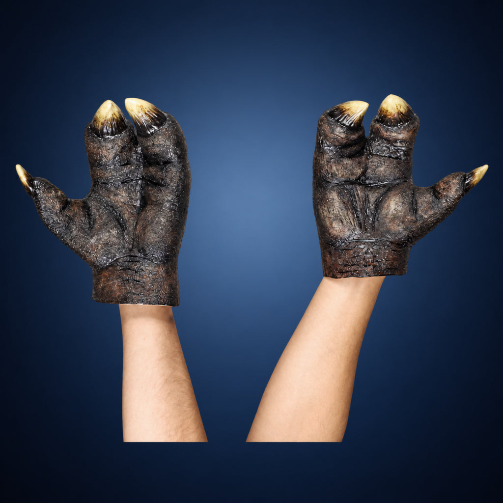 Krampen Hoof – worn view 2 on dark slate-blue gradient