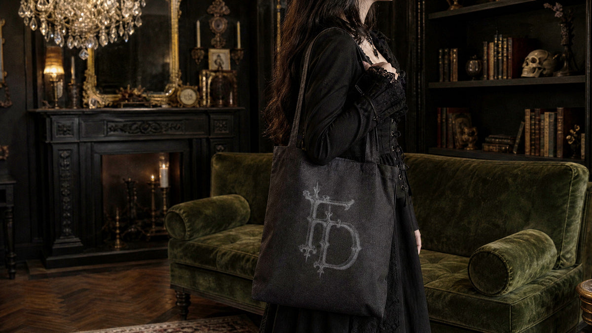 Manor Crest Velvet Tote