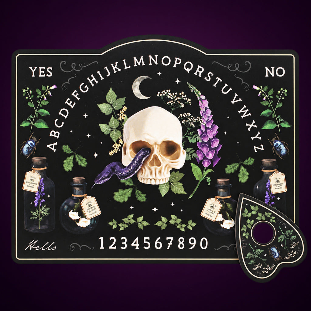 Poisonous Plants Talking Board – product view 1 on dark plum gradient