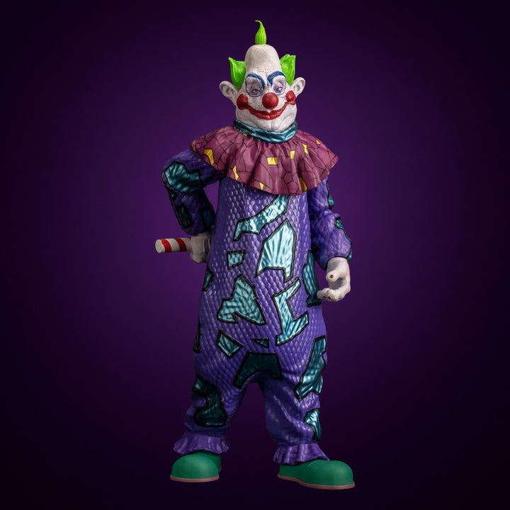 Scream Greats Killer Klowns from Outer Space Jumbo 8-inch figure – view 2 on dark violet gradient
