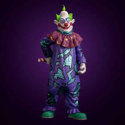 Scream Greats Killer Klowns from Outer Space Jumbo 8-inch figure – view 2 on dark violet gradient
