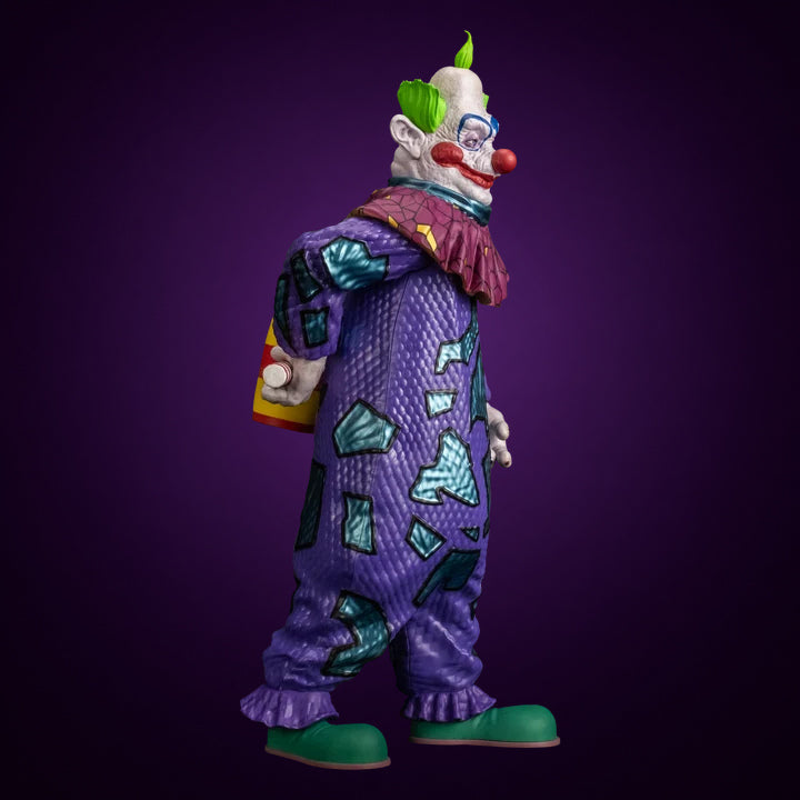 Scream Greats Killer Klowns from Outer Space Jumbo 8-inch figure – view 4 on dark violet gradient