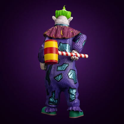 Scream Greats Killer Klowns from Outer Space Jumbo 8-inch figure – view 5 on dark violet gradient