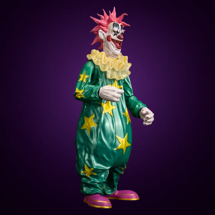 Scream Greats Killer Klowns from Outer Space Spikey 8-inch figure – view 4 on dark violet gradient
