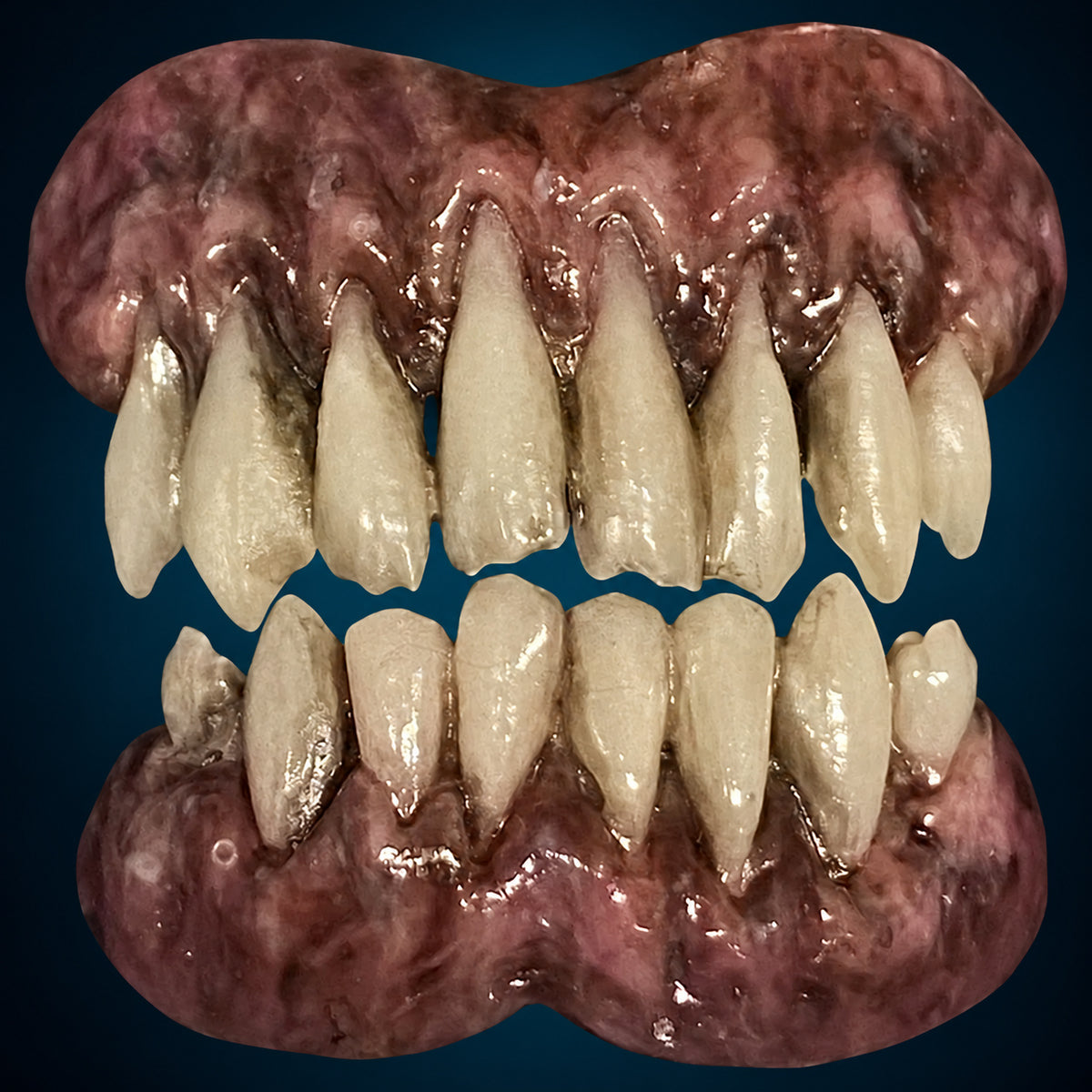 Spectre Teeth – Bitemares on dark midnight-teal gradient