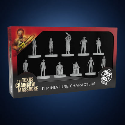 Texas Chainsaw Massacre Miniatures – packaging view 1 on dark slate-blue gradient