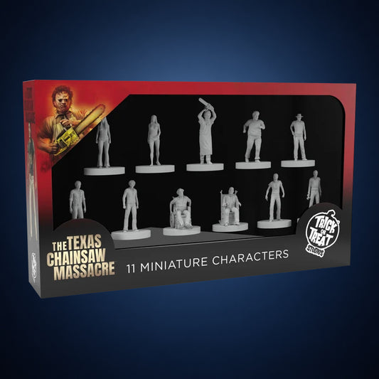 Texas Chainsaw Massacre Miniatures – packaging view 1 on dark slate-blue gradient
