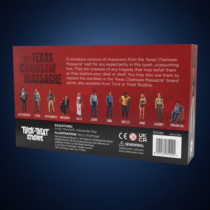 Texas Chainsaw Massacre Miniatures – packaging view 4 on dark slate-blue gradient